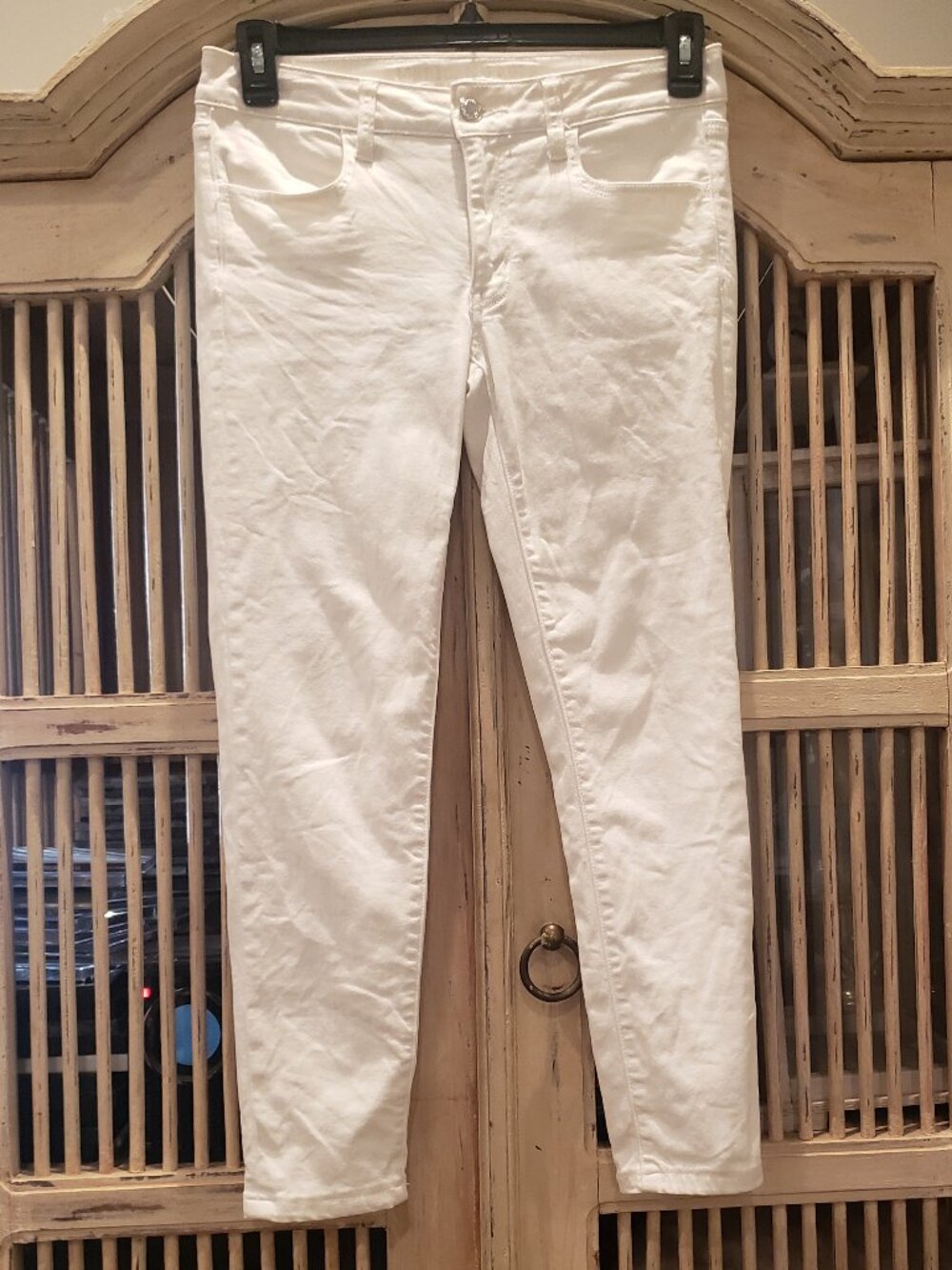 American Eagle White Stretch Jegging Slim Fit Jean Size 6